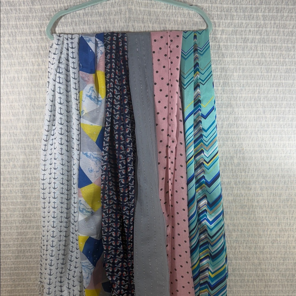 Colorful Patterned Scarves Collection